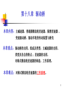 第十八章驱动桥详解