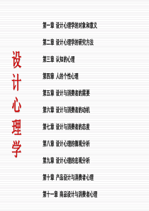 设计心理学(简单)-李彬彬