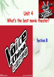 Unit4-what-is-the-best-movie-theater-sectionB