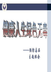 《健康人生绿色无毒》禁毒教育主题班会PPT