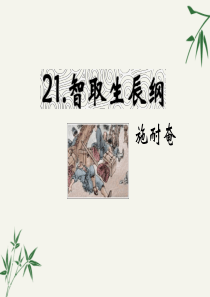 九年级上册语文课件-21.《智取生辰纲》-人教版-(共44张PPT)
