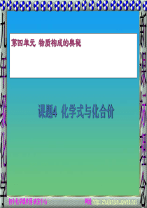 化学式化合价PPT