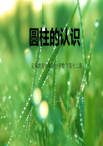 圆柱的认识课件