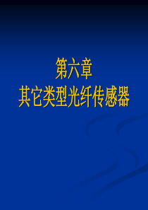 第六章-其他类型光纤传感器
