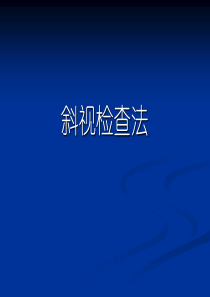 斜视检查法