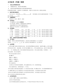 微商代理会员制度
