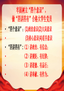 增强四个意识PPT