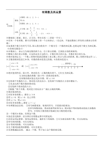 有理数及其运算知识点