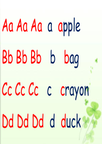 人教版小学英语三年级上册Unit4ALets-learn