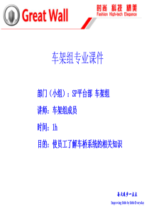 第三篇---车架