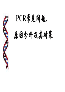 PCR常见问题分析