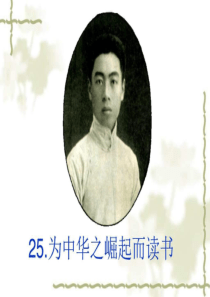 为中华之崛起而读书完美版