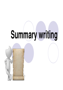 2017新高考作文概要写作Summary-Writing
