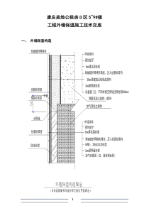 外墙保温施工技术交底