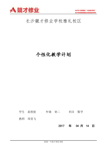 教学计划模板