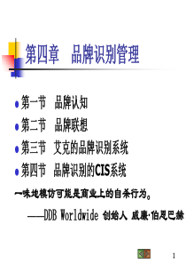 第四章-品牌认知、联想与识别