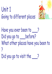 unit1-going-to-different-places-剑桥少儿英语二级下册