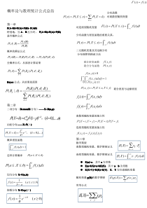 概率论与数理统计超全公式总结
