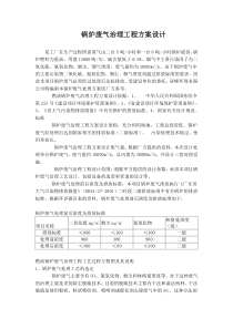 锅炉废气治理工程方案设计