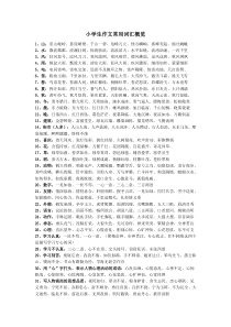 小学生作文常用词语