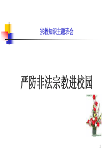 宗教知识主题班会