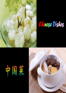 对外汉语教学-中国菜