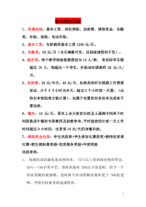 【托管薪资方案】托管班教师薪酬完美版