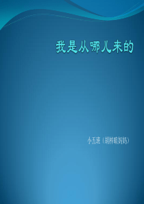 我是从哪儿来的