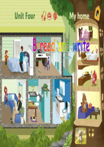 人教版PEP四年级上册Unit4-My-home课件B-read-and-write