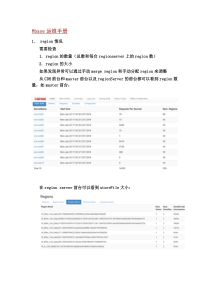 Hbase运维手册