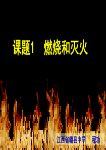 全国优质课比赛燃烧与灭火