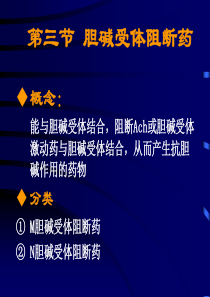 第3章M胆碱受体阻断药分析