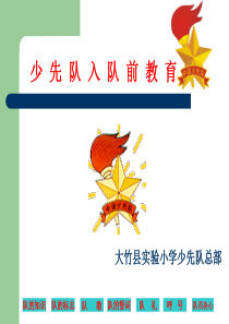 新生入队前教育