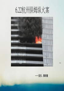 杭州保姆纵火案-解析