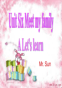 新版pep四年级上册第六单元-A-Lets-learn课件