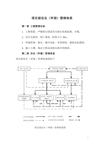 项目安全管理体系