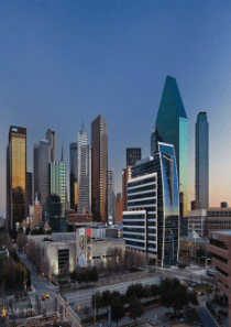 建筑广场周边及中庭景观设计实景__达拉斯亨特总部楼