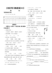 2018年《金属和金属材料》单元测试题