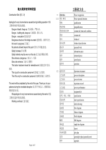 建筑机电安装工程等中英词汇大全
