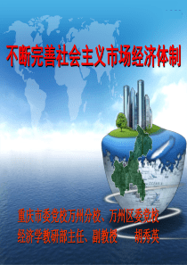 不断完善社会主义市场经济体制
