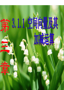 3.1.1空间向量及其运算(一).