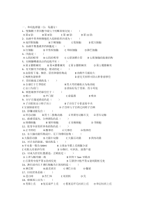 人体解剖学试题及答案