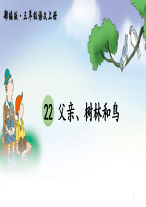 部编版三年级上册语文22-父亲、树林和鸟