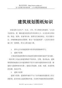建筑规划图纸知识