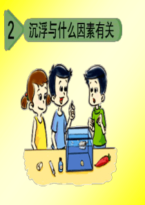 沉浮与什么因素有关PPT