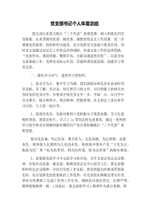 党支部书记个人年度总结