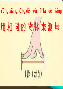 用相同的物体来测量PPT