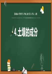 4.土壤的成分PPT