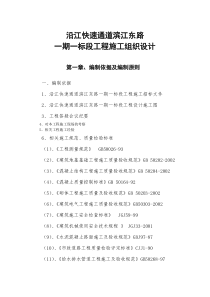 快速通道市政施工方案