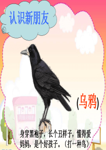 部编一年级语文《乌鸦喝水》ppt